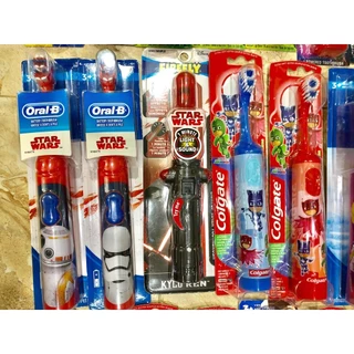 ของแท้นำเข้า🇺🇸 💥ถูกที่สุด💥แปรงสีฟันไฟฟ้าเด็ก 3ปี+ Oral B และ Colgate Kids Firefly