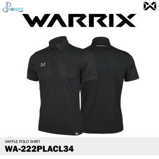 ถูกแทบทุน เสื้อสีพื้น เสื้อโปโลวอริกซ์ WARRIX VAFFLE รุ่น WA-222PLACL34 เสื้อโปโลสีแดง แท้100%