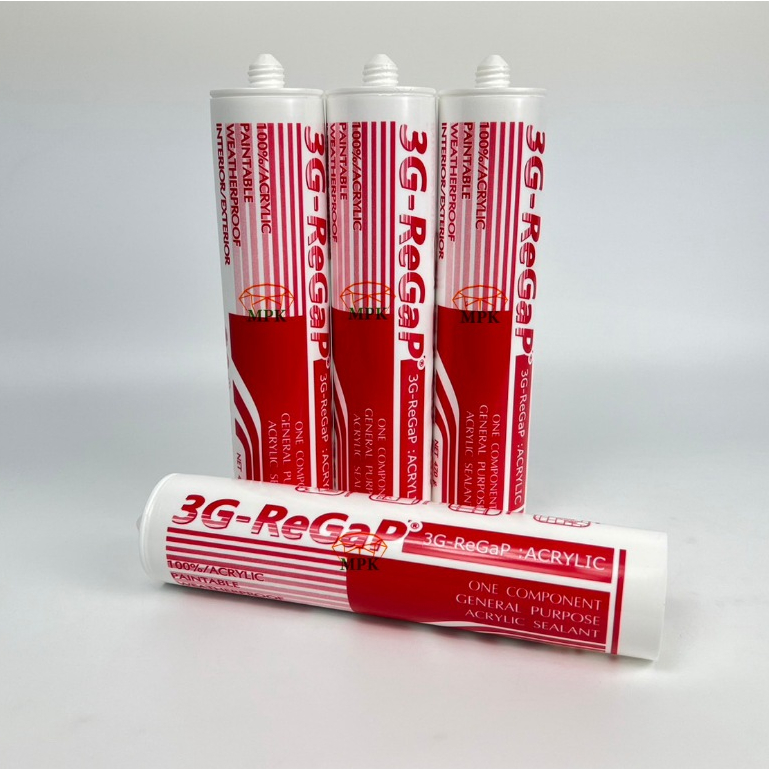 อะคริลิค 3G -REGAP สีขาว 470 g. 1 หลอด