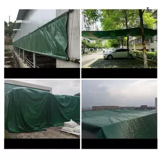 💥ส่งเชือก💥PVC ผ้าใบกันแดดฝนขนาด 1x2~4x6 ม (มีตาไก่)