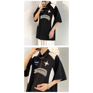 เสื้อยืดโปโล Polo shirt คอปก ทรงหลวม ผู้ชาย ใส่สบาย
