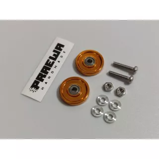 โรลเลอร์ 13mm แบบตัน ลื่นไหล ยอดนิยม - Mini4WD 13mm Aluminum Ball-Race Rollers (Ringless)