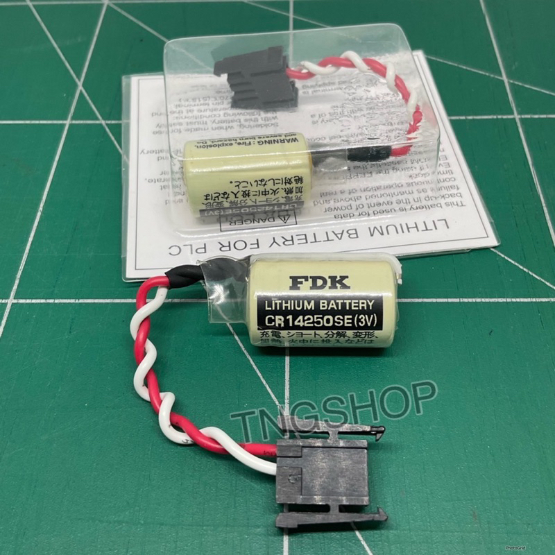 แบตเตอรี่CR14250SE CR14250 14250 3V แบตเตอรี่ลิเธียม FANAC แจ็คดำ  Plug