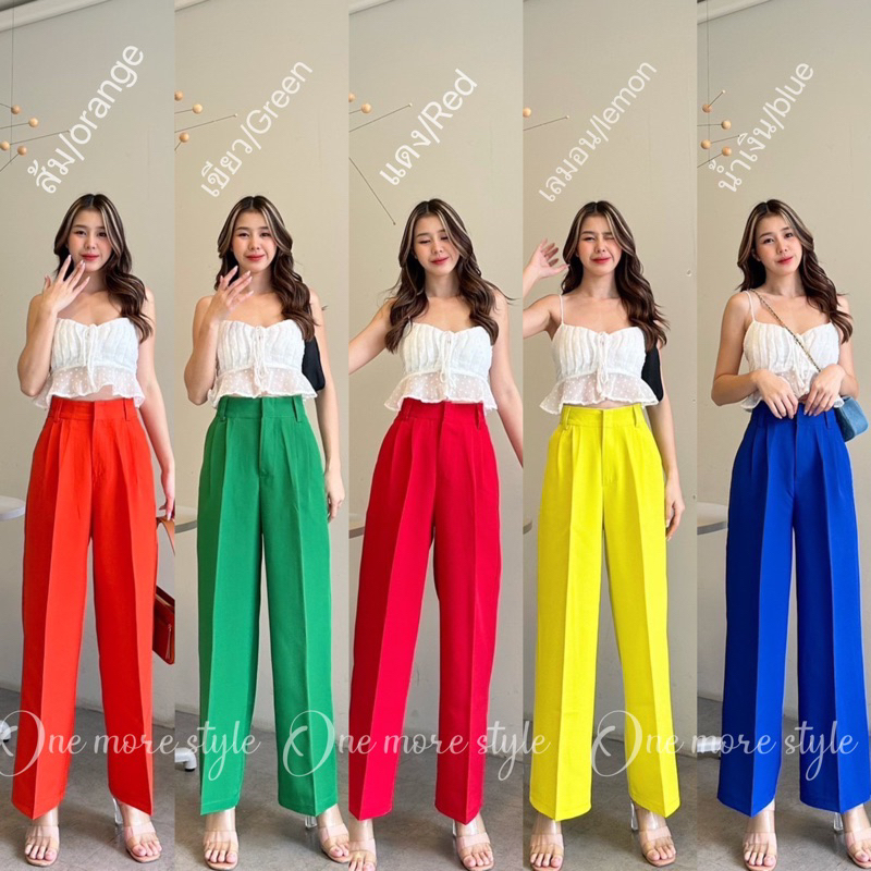 𝗡𝗲𝘄 𝗔𝗿𝗿𝗶𝘃𝗮𝗹 S—XXLกางเกงขาระบอกกลางรุ่นBasicพร้อมส่ง