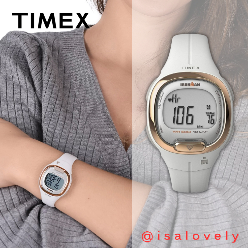 📌Isa Lovely Shop📌  TIMEX TW5M19900 IRONMAN Transit+ Watch with Activity Tracking &amp; Heart Rate 33 mm
