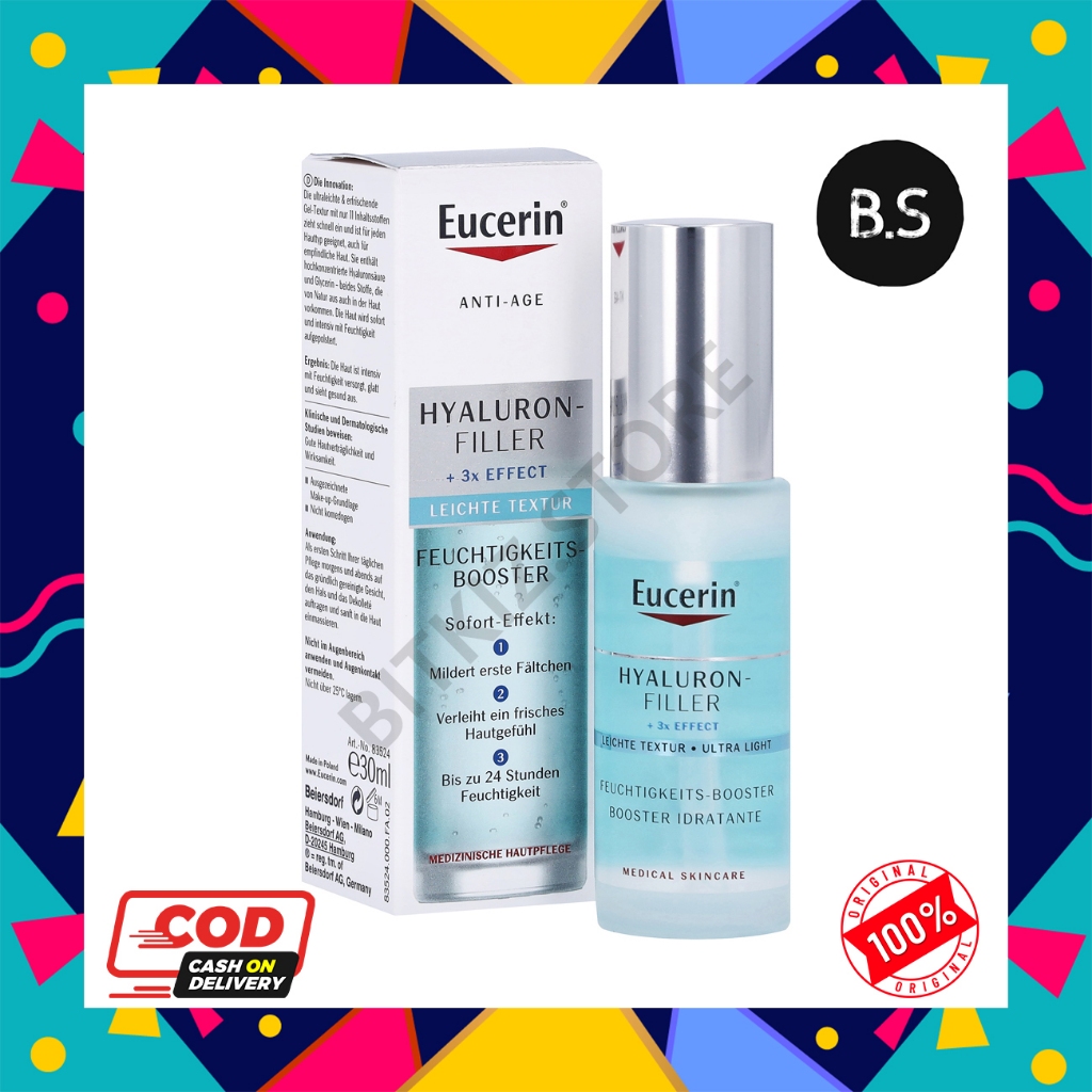 Eucerin Hyaluron Filler First Serum Moisture Booster แพคเกจยุโรป พร้อมส่ง