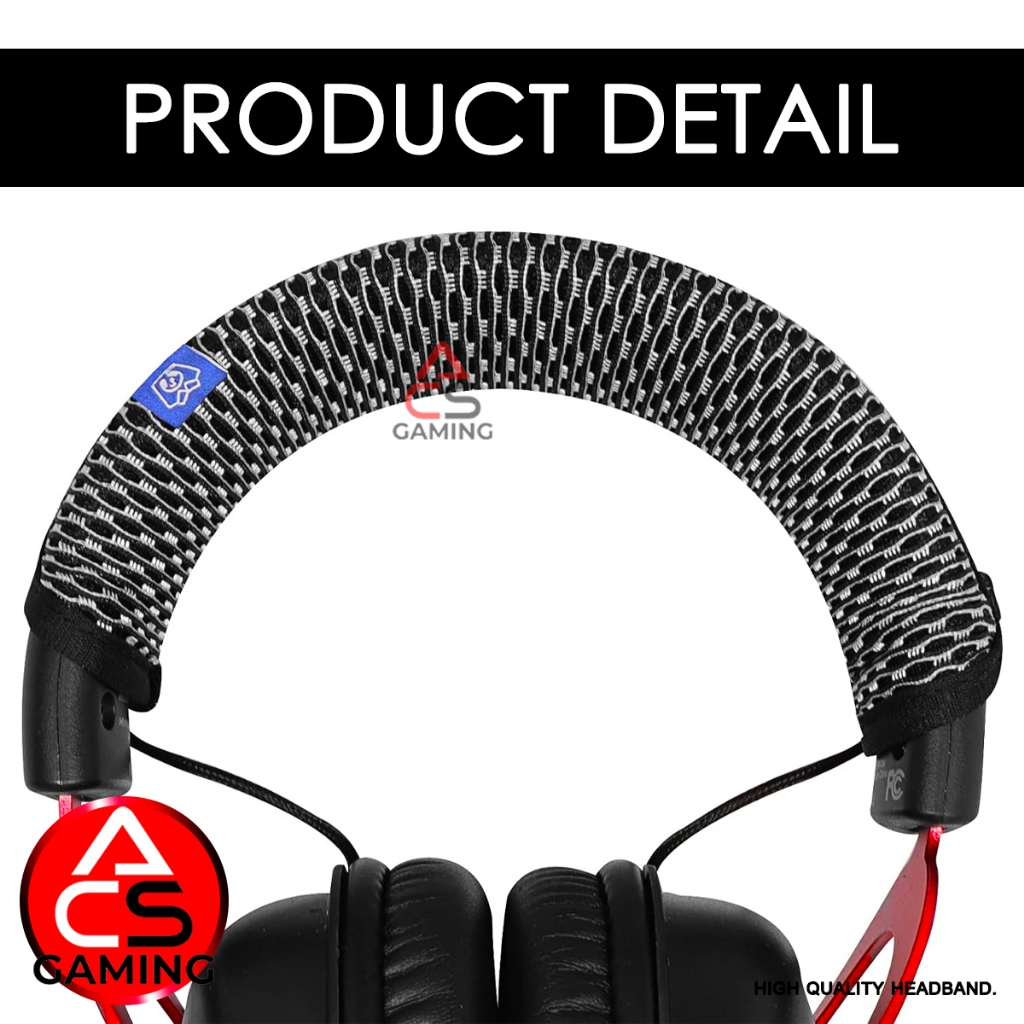 ACS ผ้าคาดหูฟัง Hyper X และยี่ห้ออื่นๆ (แบบตาข่าย) สำหรับรุ่น Cloud1, Cloud2, Flight, Stinger, Silver, Mix, Alpha, Core