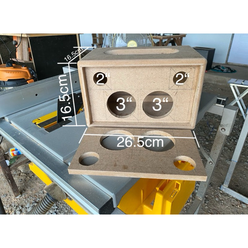 ตู้ลำโพงบลูทูธ DIY ขนาดวูเฟอร์ 3 นิ้ว (ทรง Acton)