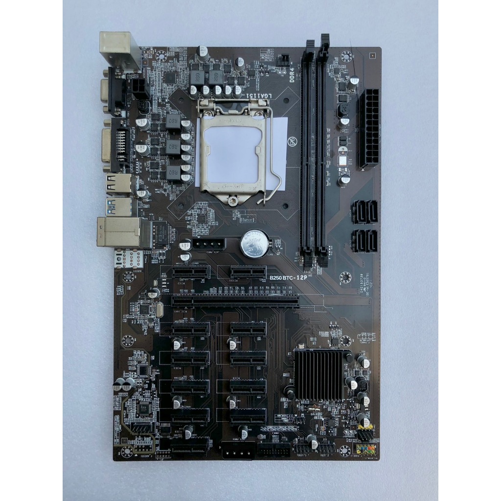 MAINBOARD (เมนบอร์ด) 1151  B250 BTC-12P มือสอง