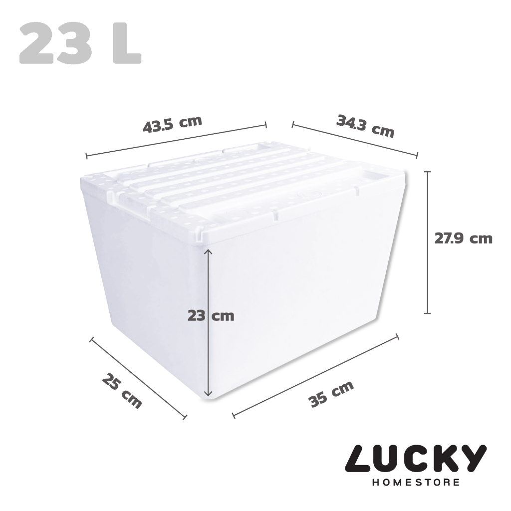 ลังโฟมเก็บความเย็นขนาด 23 ลิตร ใส่คู่กับกล่องKTP-40