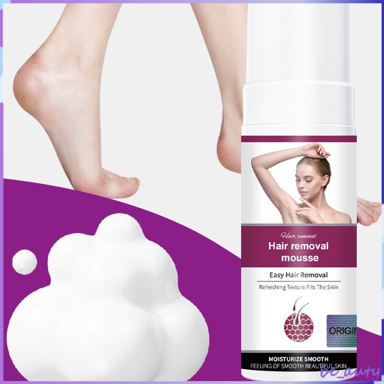 มูสกำจัดขน สเปรย์กำจัดขน 150ml ครีมกำจัดขน สูตรอ่อนโยน ยับยั้งขนขึ้นใหม่ มูสกำจัดขน ไม่ทำร้ายผิว กำจัดขนขา กำจัดขนรักแร้
