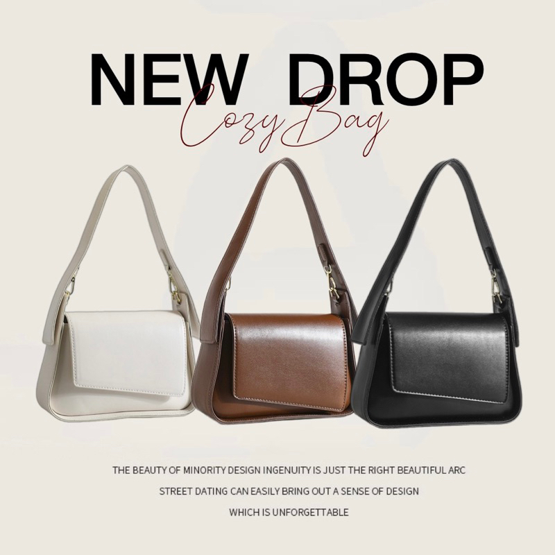 Vida Cozy Bag กระเป๋าทรงคลาสสิค มีสะพายข้าง cross body แถม