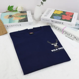 ผ้า cotton แท้ 100% [Super Soft] อย่างดี หนานุ่ม ใส่สบาย ไม่ร้อน ลาย DEER HUNTING (no.217)