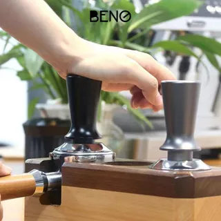 BENO เเทมเปอร์ที่กดกาแฟแบบสปริง Constant Press Tamper แบบหน้าเรียบ