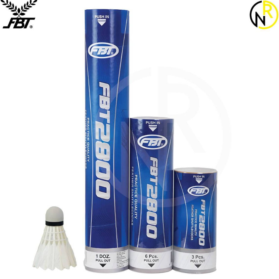 FBT Grand sport ลูกขนไก่ (หลอดสีน้ำเงิน) ลูกแบดมินตัน จุกโฟม 1 หลอด มีให้เลือก3 ขนาด มีแบบบรรจุ 3 ลูก 6ลูก 12ลูก