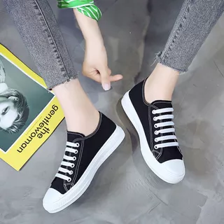 Amazy สุดคุ้ม รองเท้าผ้าใบแฟชั่น พื้นหนา1นิ้ว ทรงสวย ใส่ดี ใส่ได้ทั้งชายหญิง แถมราคาสุดจึ้ง ไม่ซื้อไหวหรอจ๊ะ