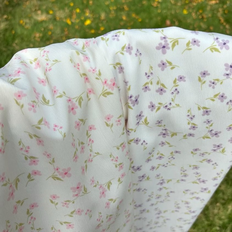 Blossom Dress เดรสยาวสายเดี่ยว ลายดอกไม้ 2 สี รูปที่ 3