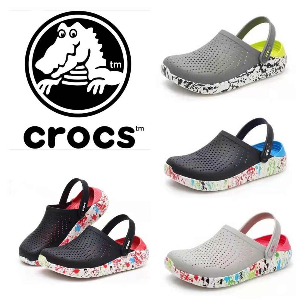 Crocs LiteRide Clog (สินค้าใหม่ ขายดี ชนช้อป)สีใหม่พร้อมส่ง!! รองเท้าแตะ รองเท้ารัดส้น ชาย หญิง รองเท้าทรงหัวโต