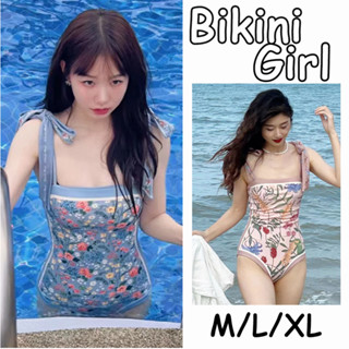 ชุดว่ายน้ำวันพีช 💋 ผูกสายสะพายไหล่ด้วยตัวเอง 🎉 ชุดว่ายน้ำวิน…