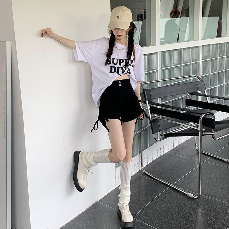 GFShop 🚨กางเกงยีนส์ขายผูกโบว์เพิ่มลูกเล่น สั่งเลยก่อนของหมด🥁