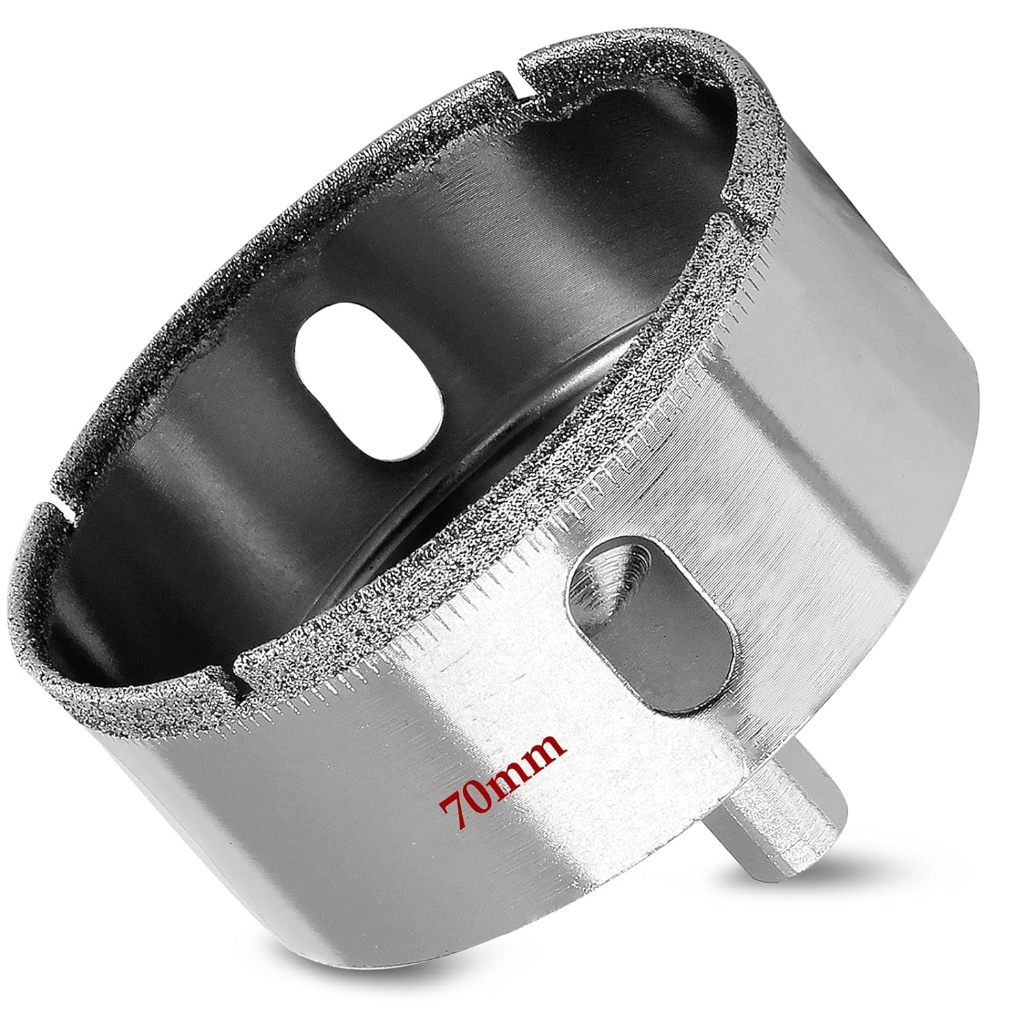 ดอกเจาะ โฮลซอ เจาะกระเบื้อง เจาะกระจก หินแกรนิต หัวเพชร ขนาด 26-60 มม. Diamond Tool Drill Bit Hole S