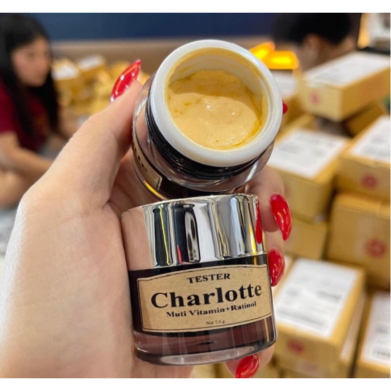 [แท้100%] แพคเกจใหม่ ชาร์ลอตต์ Charlotte Vitamin Cream ชาร์ลอตต์ วิตามินครีม ครีมชาลอต ลดสิว ลดฝ้า ผิวกระจ่างใส 15 กรัม