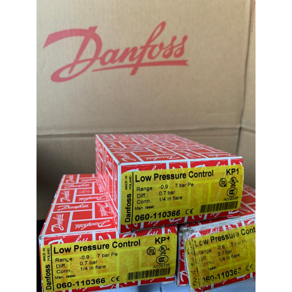 สวิทช์ควบคุมแรงดัน danfoss kp1 Auto 060-110366
