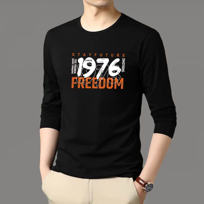 TL-420 เสื้อยืดแฟชั่นแขนยาวเนื้อผ้านิ่มเด้ง งานสกรีน ราคาถูกสุดๆ ใส่ได้ทั้งหญิงและชาย ลำลอง คอกลม