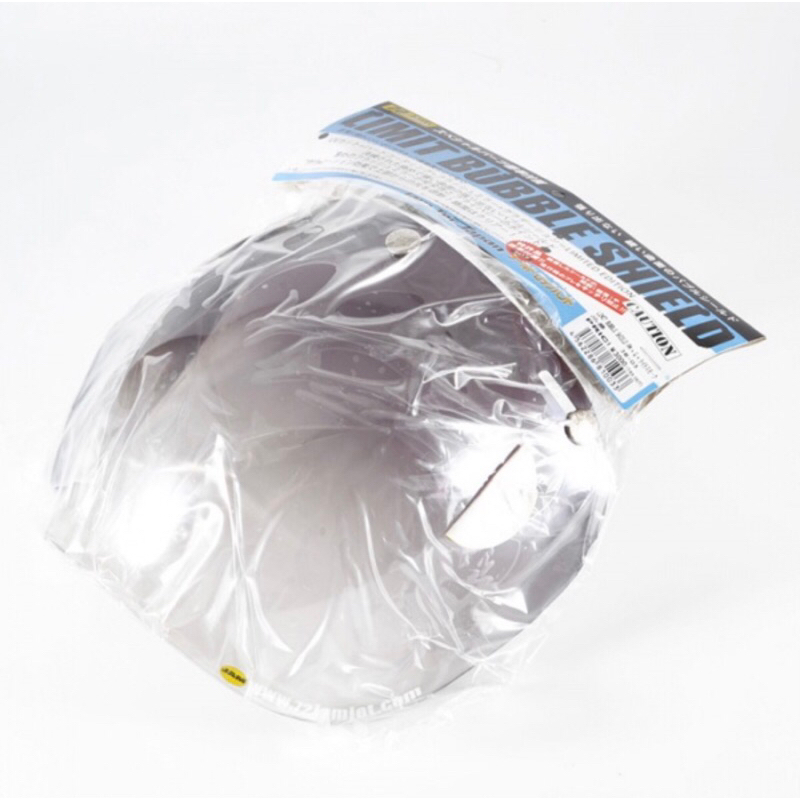 ชิวหน้าหมวกกันน๊อค bubble shield 72 jam tech helmet สีsmoke ไล่เฉด jb-03 harley triumph vespa lambre