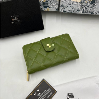 กระเป๋าสตางค์ ผู้หญิง ใบกลาง 6 นิ้ว 2in1 พร้อมส่ง