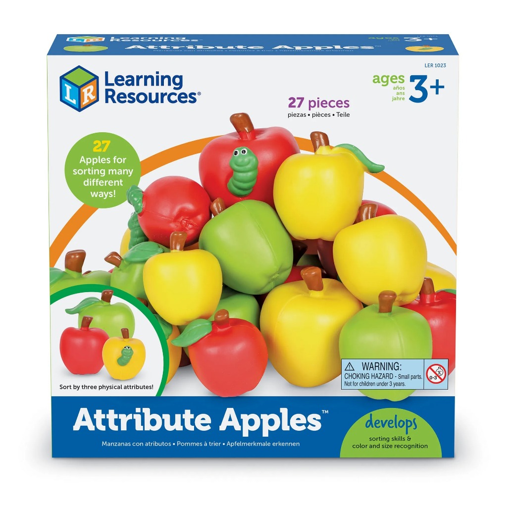 [อายุ 3 ขวบ+] ATTRIBUTE APPLES [จากแบรนด์ Learning Resources]