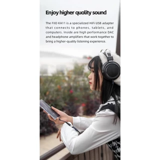 [ประกันศูนย์ไทย] FiiO JadeAudio KA11 DAC/AMP หางหนูพกพาชิป DAC CS43131 รองรับ Hi-Res
