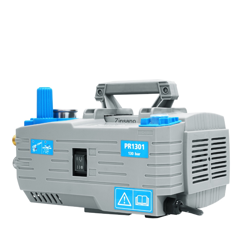 ZINSANO เครื่องฉีดน้ำ 130 บาร์ PR1301 ขนาดกะทัดรัด แรงจัด ล้างรถไว มอเตอร์อุตสาหกรรม ใช้งานต่อเนื่อง - รูปที่ 2