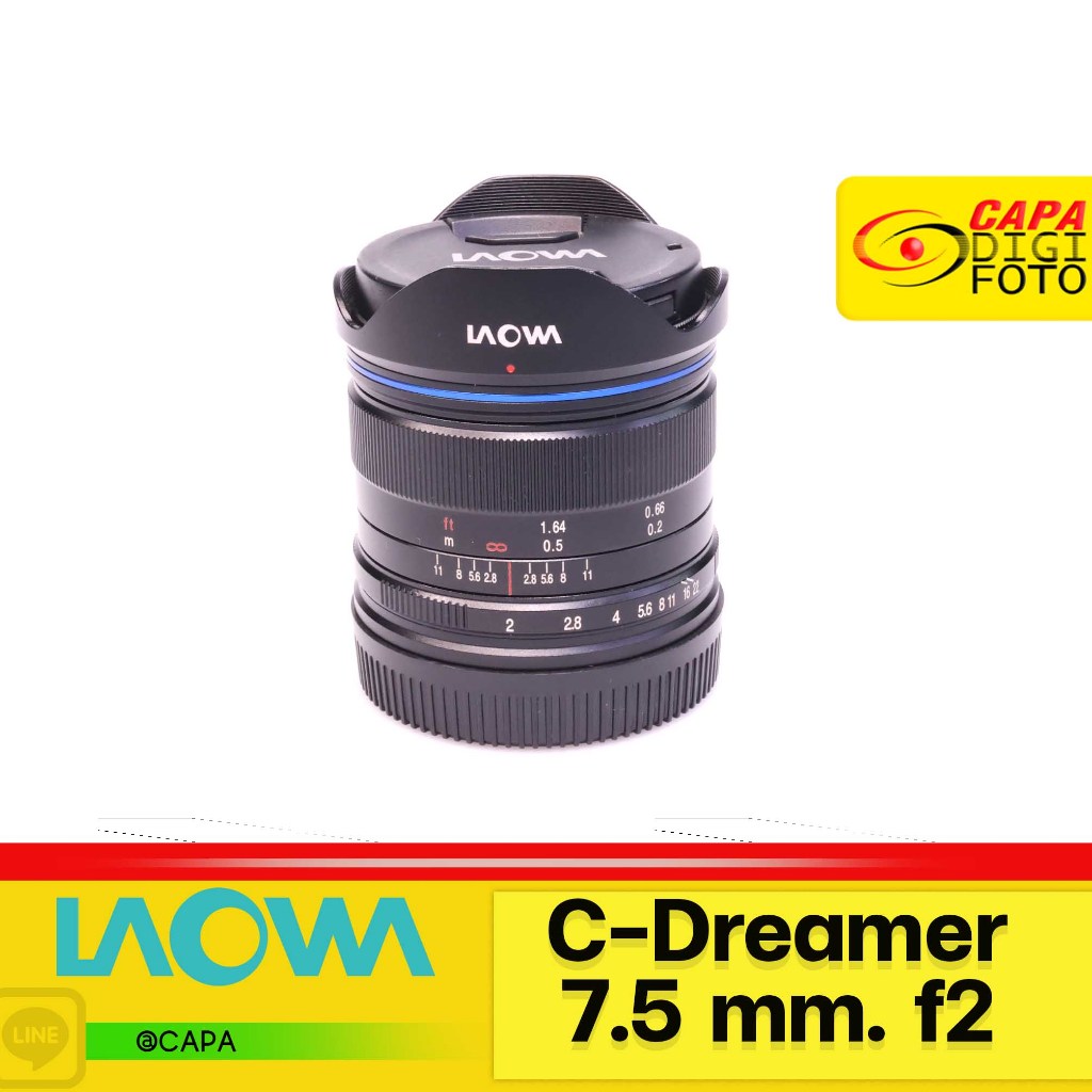 [USED]  LAOWA 7.5mm F2  YC