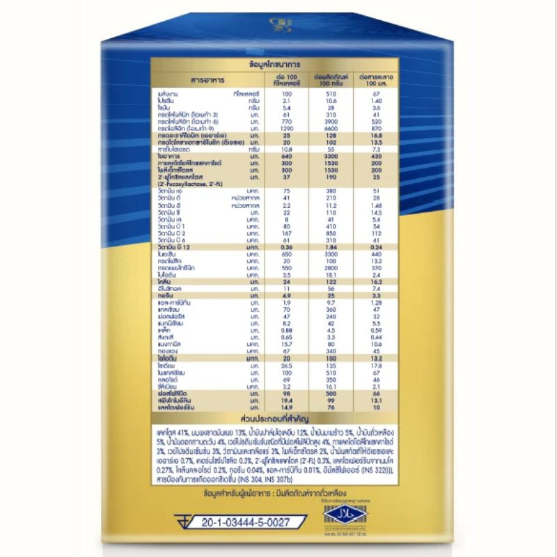 Enfalac Enfinitas นมผง เอนหาแล็ค เอนฟินิทัส สูตร 1 ขนาด 1920-2880g Exp 22/09/2027 - รูปที่ 3