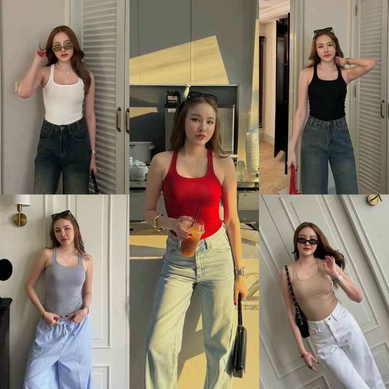 MALIMAYS - Basic tank top v.2 เสื้อกล้ามทรงเบสิค