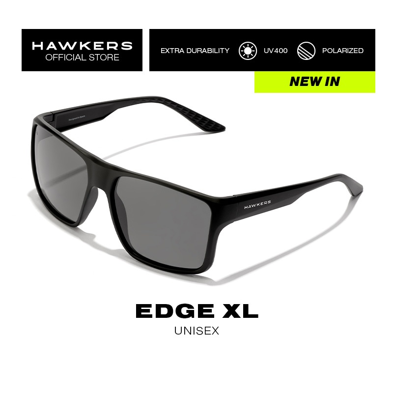 HAWKERS Polarized Edge แว่นกันแดดสำหรับทั้งชายและหญิง ยูนิเซ็กซ์ ผลิตภัณฑ์อย่างเป็นทางการได้รับการออกแบบในสเปน.