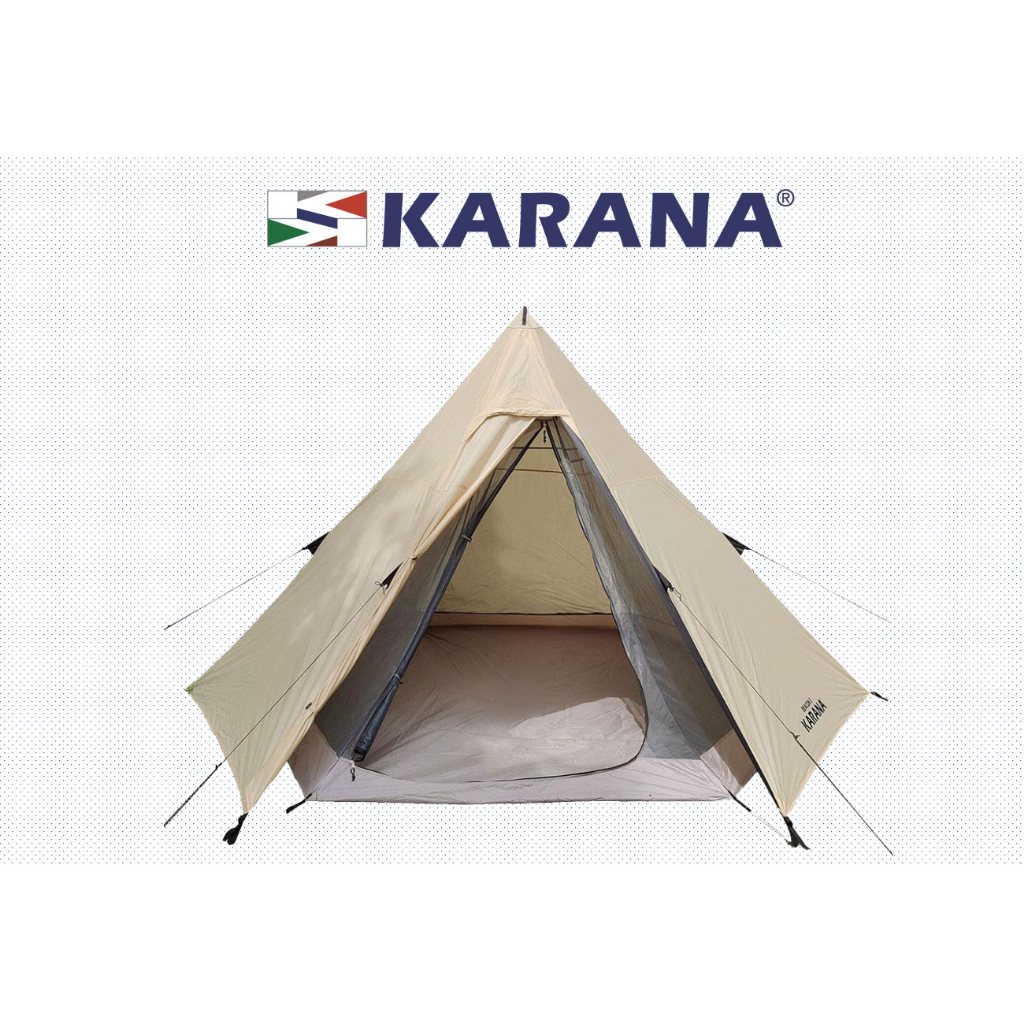 เต็นท์กระโจม เสา A   'Karana" Beacon5 Teepee Tent Beacon5 เต็นท์ขนาด 5 คนนอน