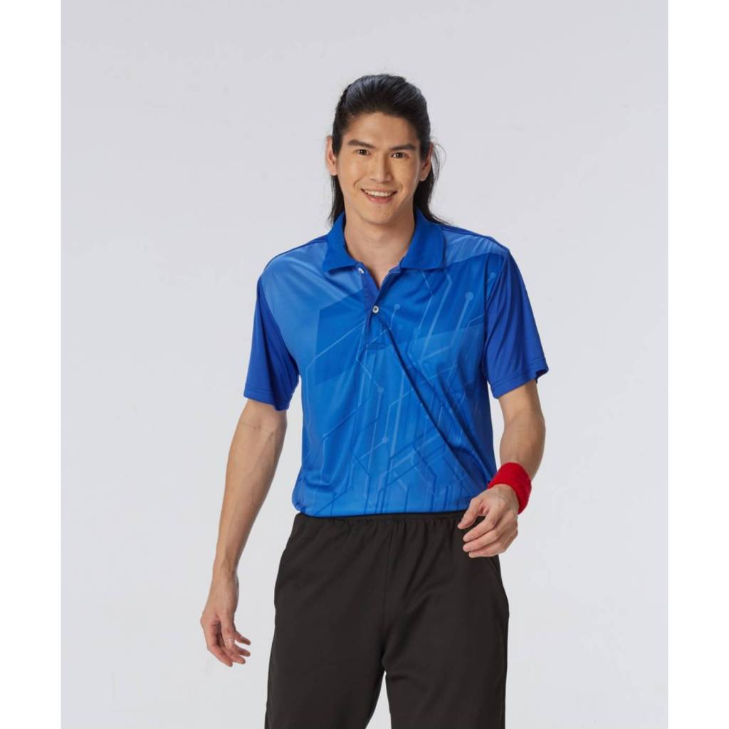 ***ลดราคา***SPORT DAY เสื้อกีฬา เสื้อคอโปโล SA304 ผ้าไมโครพิมพ์ลาย สีไม่ตก ผ้านิ่มลื่น