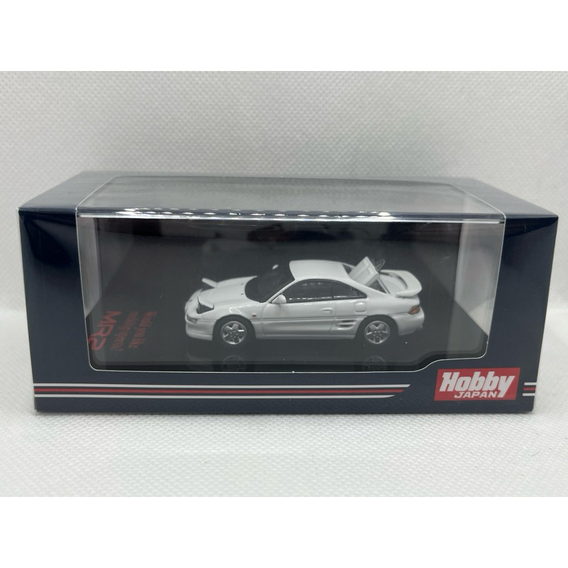 Toyota MR2 SW20 white 1/64 Hobby Japan