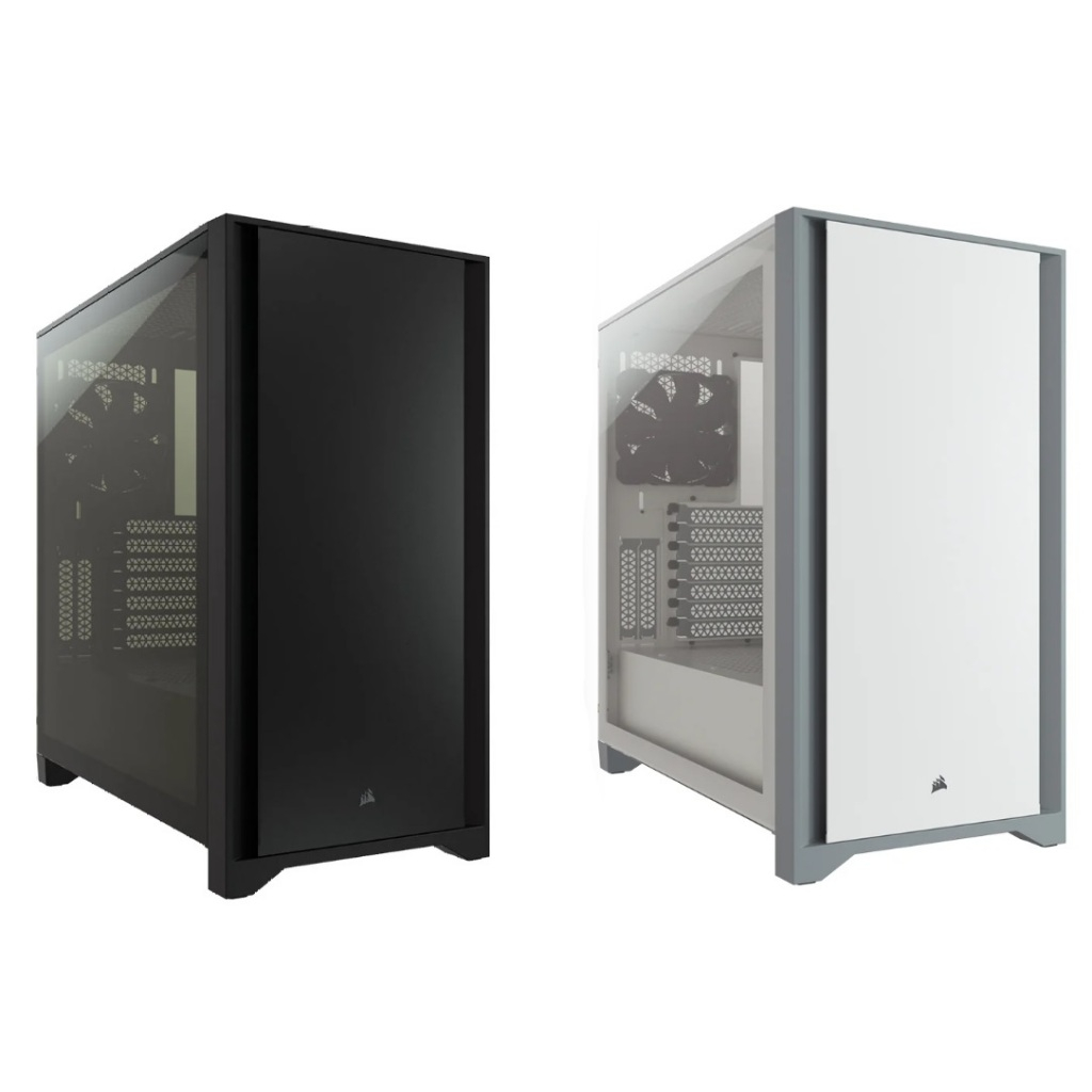CORSAIR 4000D MID-TOWER CASE BLACK/WHITE