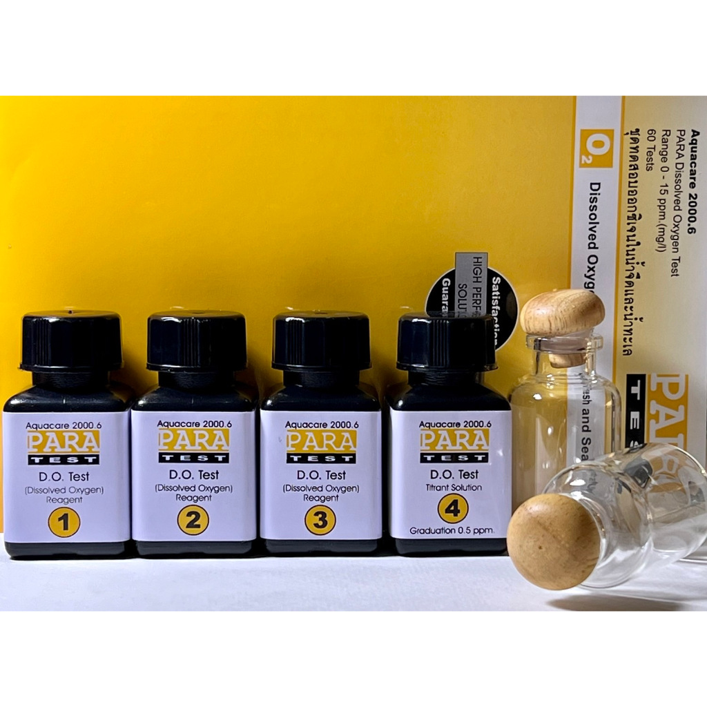 ชุดทดสอบค่าออกซิเจนที่ละลายในน้ำ,Oxygen test kit,Dissolved oxygen test,น้ำยาวัดค่าออกซิเจนในน้ำ