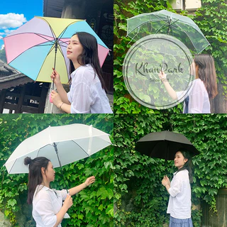 ☂ร่มกันฝนกันแดด uv สีน่ารัก ☂ร่มพับได้ตอนเดียว Umbrella มีให้เลือก 6 สี kp99