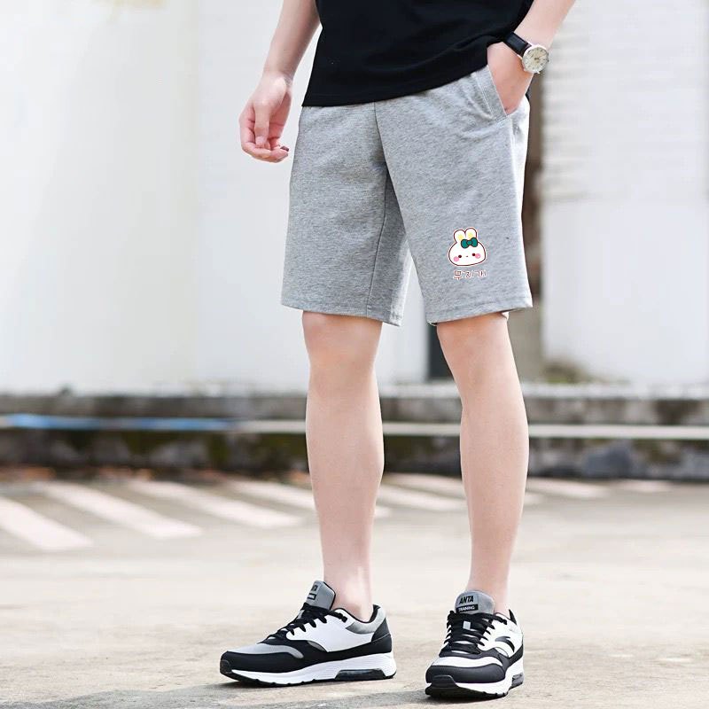 FF-314 กางเกงขาสั้น ผ้าโพลีเอสเตอร์ สวมใส่สบาย ใส่ได้ทั้งหญิงและชาย *S-3XL(ปลีก-ส่ง)