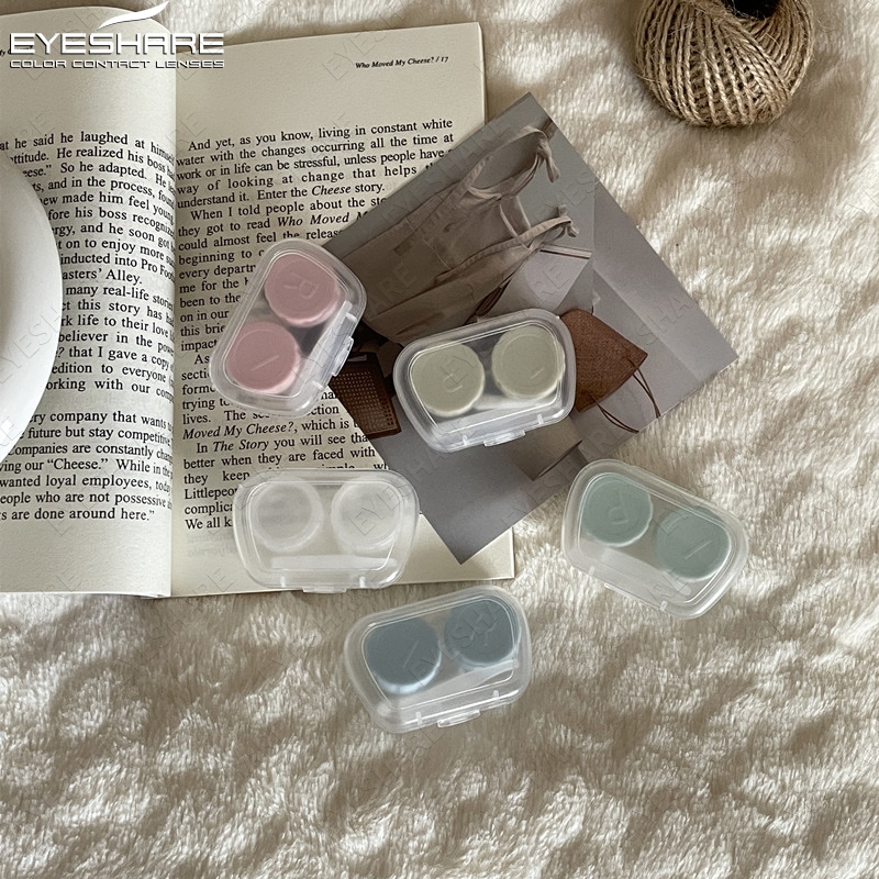Eyeshare ส่งไวจากไทย🚚 (COD) 1 ชุดตลับคอนแทคเลนส์สำหรับเดินทาง สำ หรับใส่คอนแทคเลนส์ 💖กล่องคอนแทคเลนส์ใส - รูปที่ 3