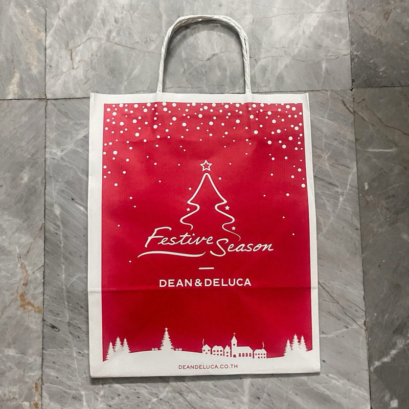 ถุงกระดาษ แบรนด์ สีแดง สีเขียวมินท์ สีขาวดำ Dean Deluca, Kyo roll en, Beanhound