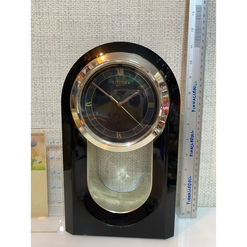 นาฬิกาตั้งโต๊ะ Citizen japan มีรอยถลอกตามภาพ3,5 ติดปกติ สภาพรวมสวย
