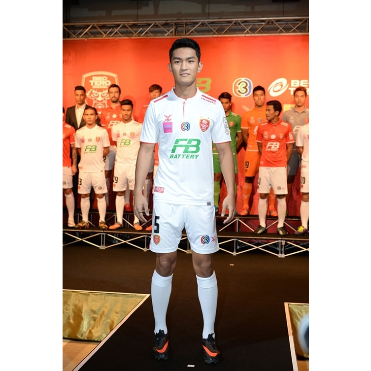 เสื้อแข่งบีอีซี เทโรศาสน 2015 เกรทนักแตะ สีขาว (ของแท้) %ใหม่.ป้ายห้อย