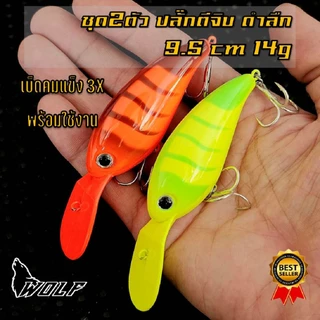 ชุด2ตัว เหยื่อ ตีจิบ ช่อน ชะโด ปลากราย ปลาล่าเหยื่อ พร้อมส่ง