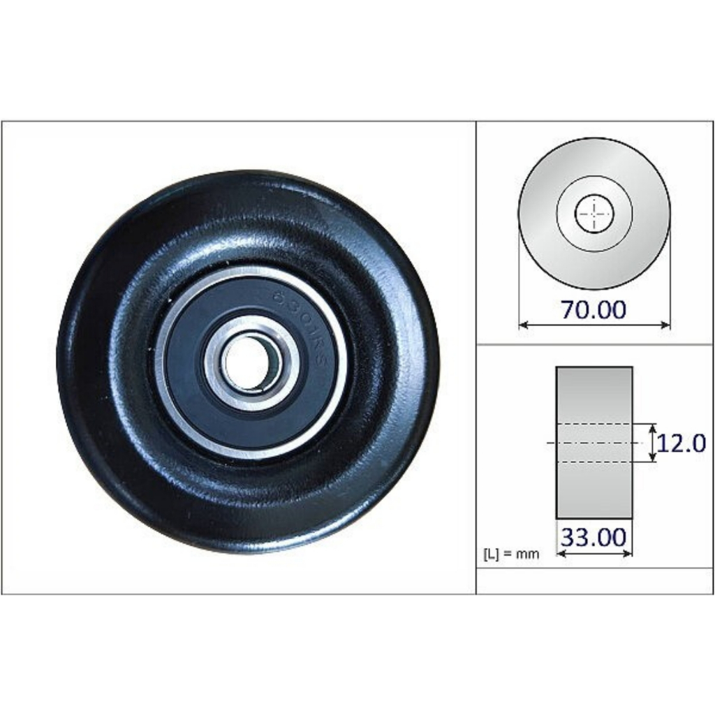 INA ลูกลอกสายพานหน้าเครื่อง ลูกรอกสายพาน  Nissan Navara, Navara  NP300  2.5L  ปี11- / 532 0995 10